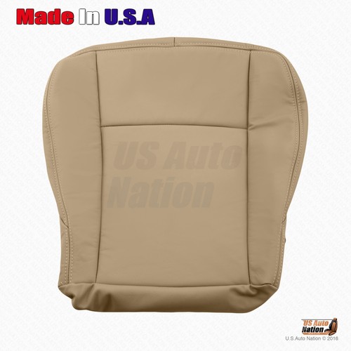 2006 2007 Cadillac CTS Front Driver Bottom Tan Leather Replacement Seat Cover - Picture 7 of 8