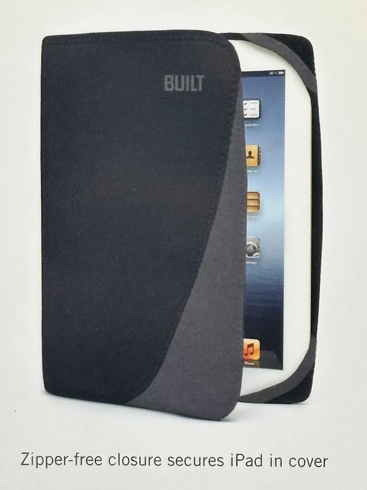 Built Protective IPad Neoprene Cover Black/Granite - Fits Most iPads - Image 3 of 4
