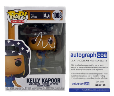 CULUA 1st EP KALMIA ブックレットサイン入り Mindy Kaling Signed Autograph Funko Pop The Office Kelly Kapoor