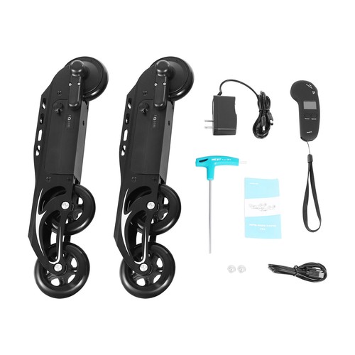 2x Electric Skateboard Wheel Remote Control Electric Roller Skates Wheel Battery - Picture 4 of 17