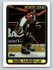 Basil McRae 1990-91 Topps #151 Minnesota North Stars