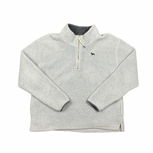 Pink Large Pullover Top Fuzzy Gray 