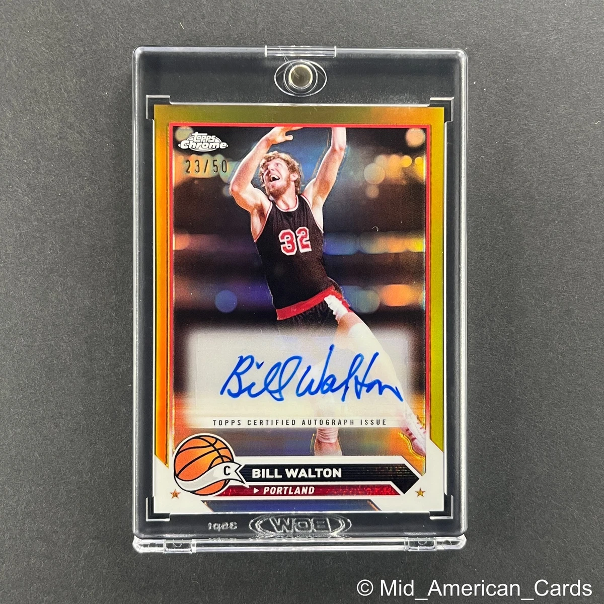 Bill Walton Basketball Autographed Sports Trading Cards 