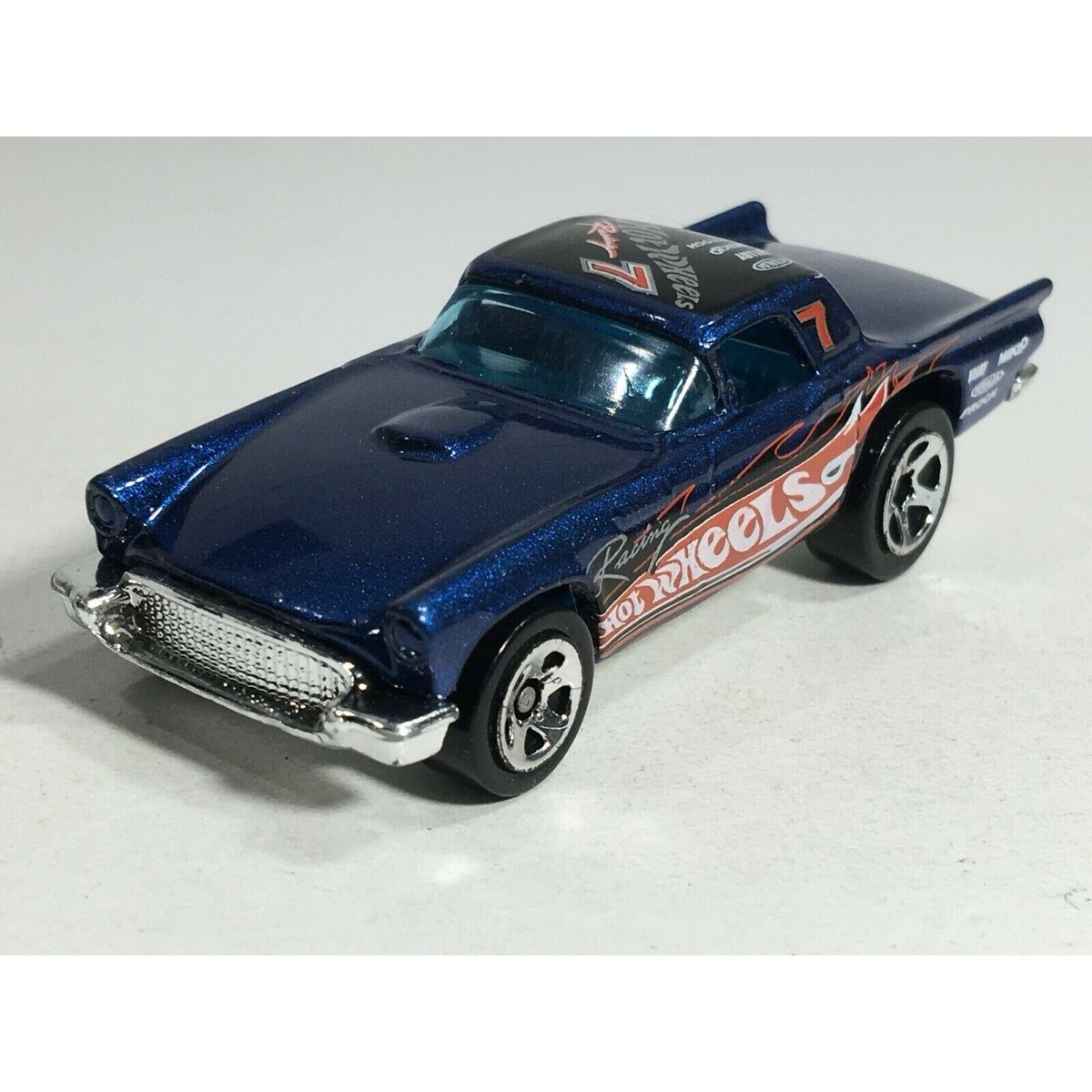 ホットウィール 2002 T-BIRD 1957 Hot Wheels '57 T-Bird Thunderbird Metalflake Blue 2002 HW