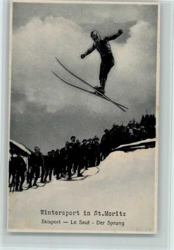 11091284 - St. Moritz Ski - Der Sprung AK 1926 - Afbeelding 1 van 2