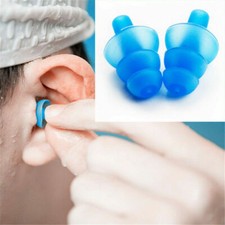 1 pair Silicone Ear Plugs Anti Noise Snore Earplugs Comfortable For Study Sleep