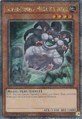 Super-Nimble Mega Hamster (Quarter Century Secret Rare) RA02-EN004 25th...