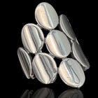 silver retired Oval Reflections ring Authentic estate James Avery sterling