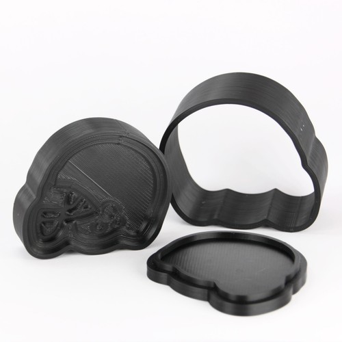 Football Helmet Bath Bomb Mold, DIY original BathBombs Set 3D Printed Kit - Picture 4 of 10