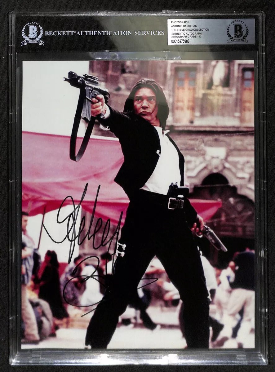 Antonio Banderas Desperado Signed 8x10 Photo Auto Grade 10