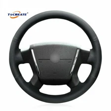 Leather Steering Wheel Cover for Dodge Avenger 2007-2010 Caliber 2007-2012 #02XA