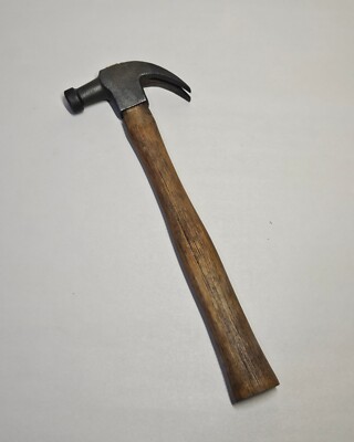 Vintage Genuine Plumb curved Claw Hammer w/ handle made in USA