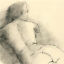 miniature 1  - Peter Collins ARCA - Contemporary Charcoal Drawing, Nude Study V