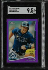 2014 Topps Chrome Wil Myers Purple Refractor SGC 9.5