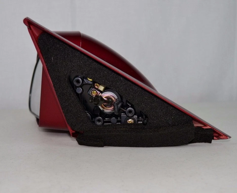 Espejo retrovisor manual exterior exterior lado del conductor izquierdo LH Probe LH granate OEM Foto 3 de 4