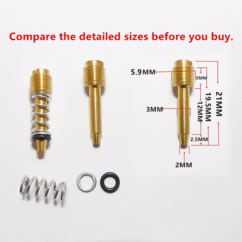 Keihin Carb Mixture Screw (fuel ratio adjusting screw) NIBBI PE