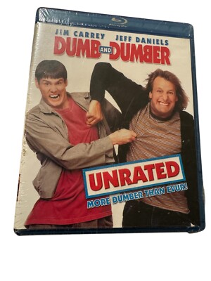 Dumb and Dumber (Blu-ray, 1994) Unrated Edition 1990s Comedy Movie Jim Carrey