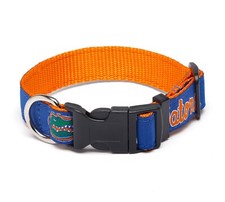 Zep-Pro Florida Gators Dog Collar - NCAA Licensed - Made in U.S.A. - 3 Sizes Pet