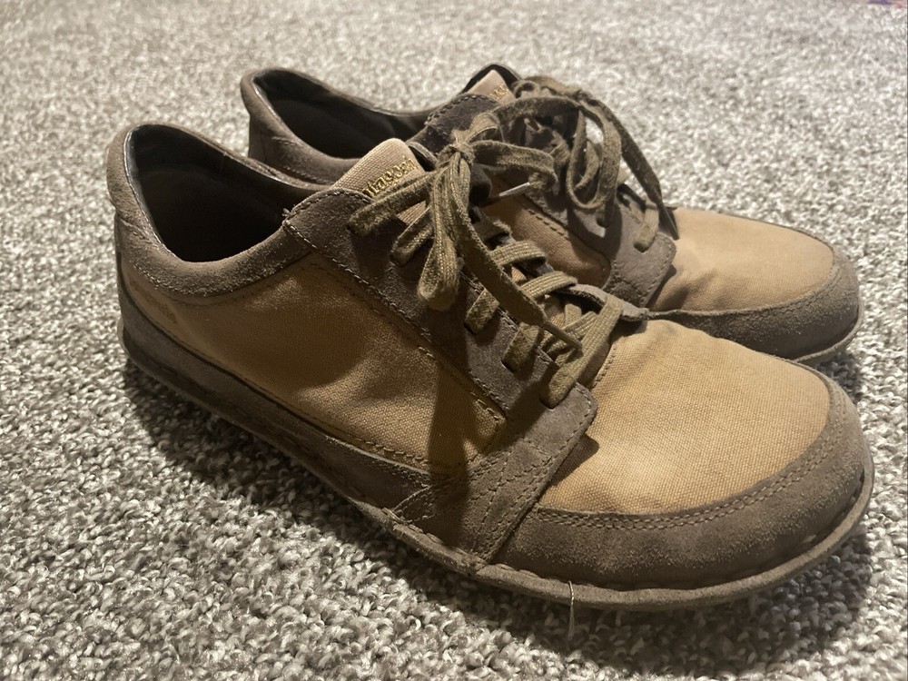SWEET Patagonia Tawa Cardamom Brown Leather Canvas Lace Up Hiker Shoew Mens US11