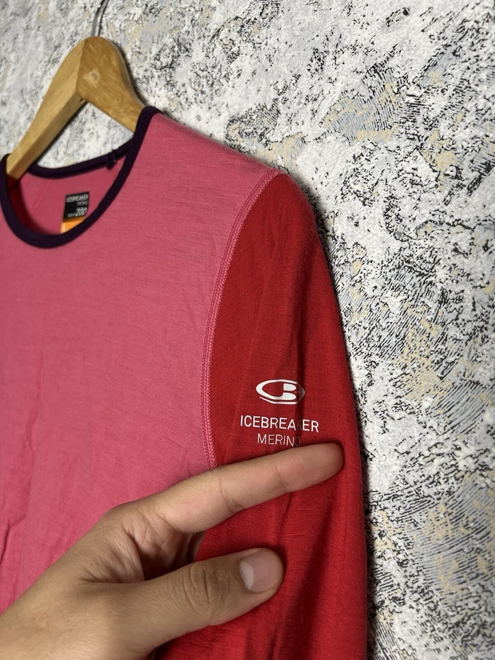 Camisa Icebreaker de lana merino para mujer Bodyfit 200 capa base manga larga talla L Foto 2 de 4