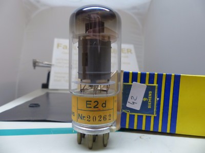 1x SIEMENS E2d YELLOW POST-RÖHRE TUBE NOS/NIB/NEW TESTET DA Ed