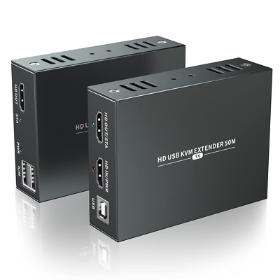 PWAYTEK HDMI KVM USB Extender für Fernbedienung Maus und Tastatur Steuerung von 1080P