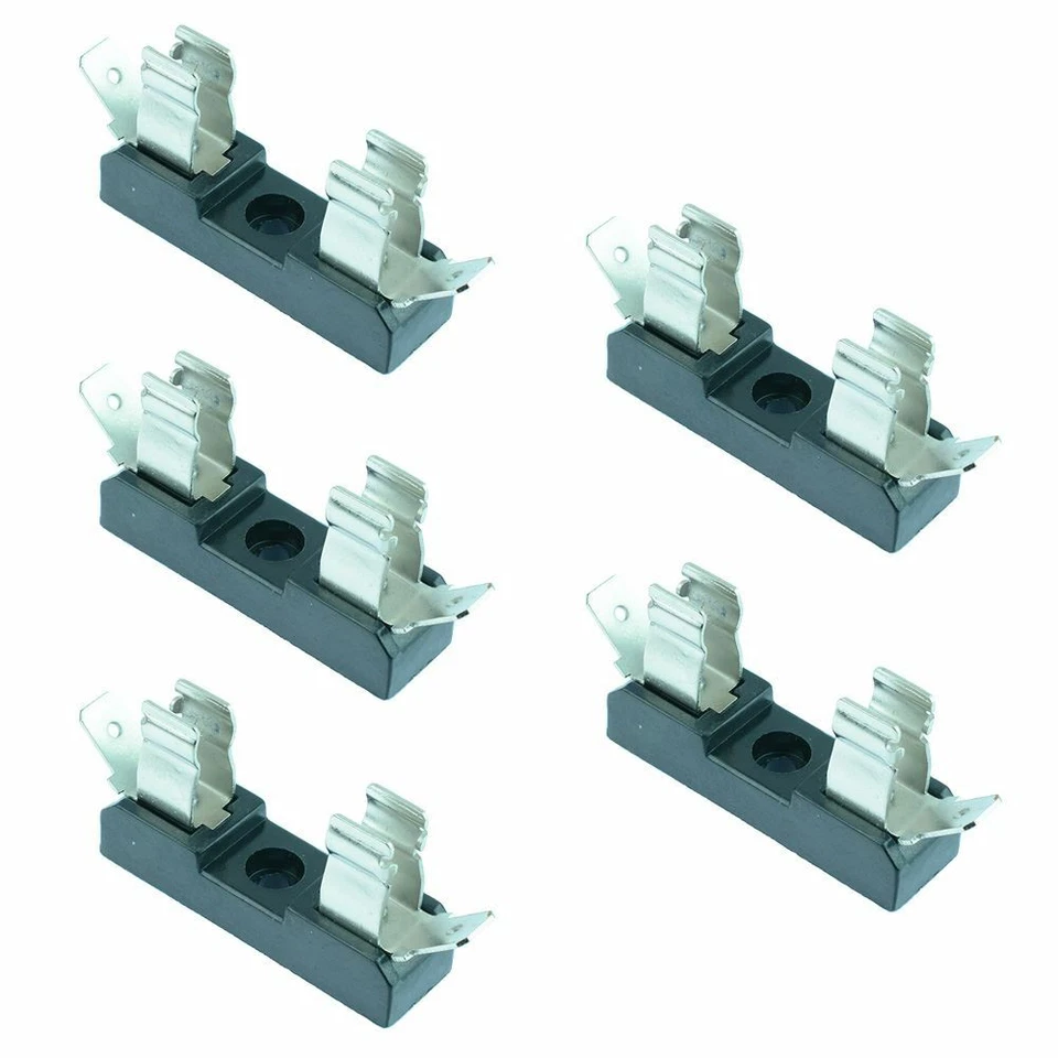 SWITCH ELECTRONICS 5 x 6x30mm Horizontal Fuse Holder Solder Terminals
