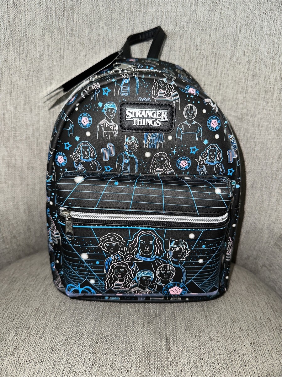 Stranger Things Multicolor Backpack Loungefly Stranger Things Group Portrait Light-Up Mini  main image 3