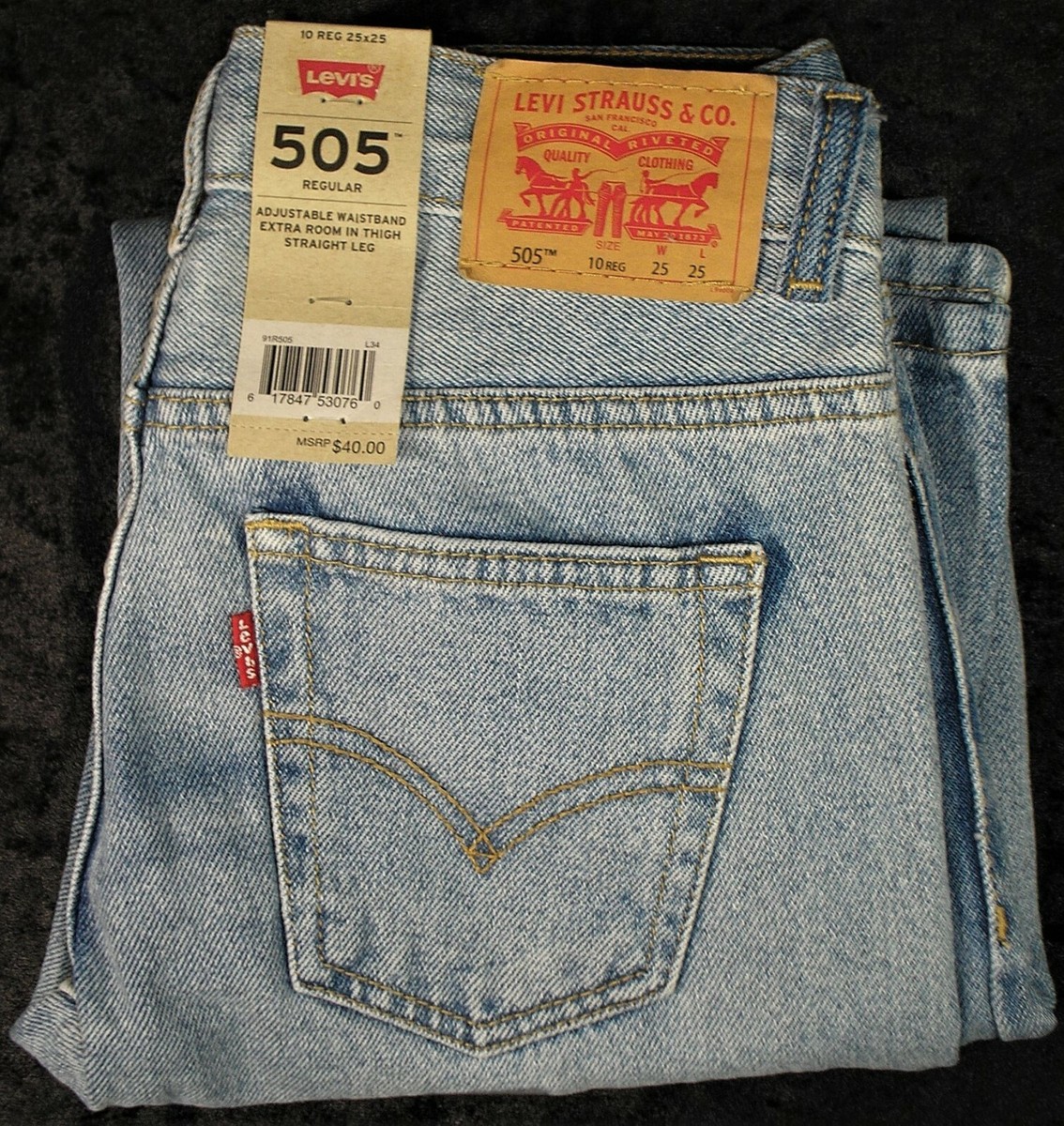 専用ページ　1 Boys Levis 505 Straight Leg Jeans Slim Regular & Husky - NWT | eBay