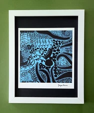 Yayoi Kusama | 1990's Artistic Pop Art Print Signed | Mounted and Framed $