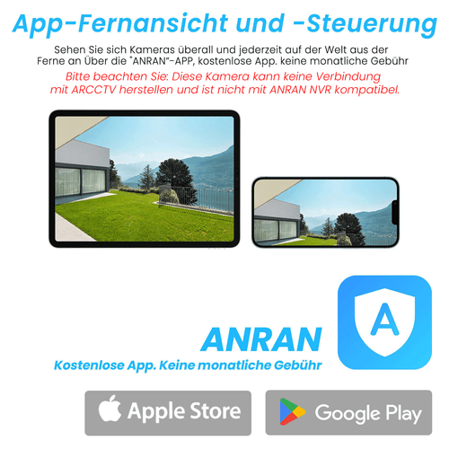 ANRAN Cámara de Vigilancia EXTERIOR Wi-Fi Radio Set 5/4MP 2Way Audio Camera PTZ - Imagen 2 de 21