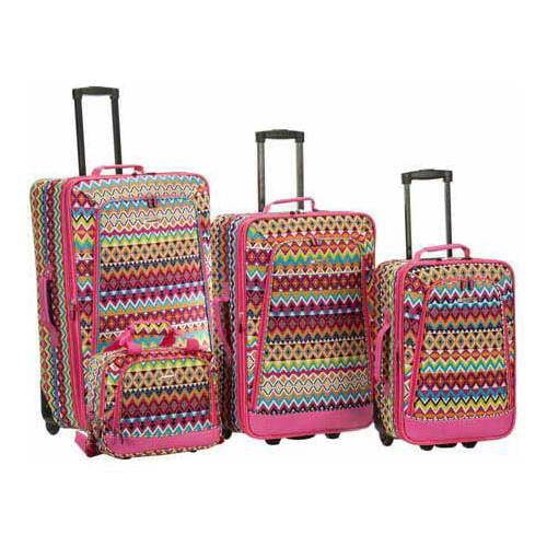4 Piece Escape Softside Luggage Set.