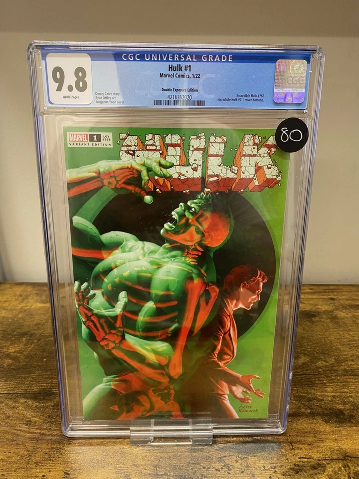 HULK #1 2022 DOUBLE EXPOSURE 3D EDITION CGC 9.8 MARVEL 