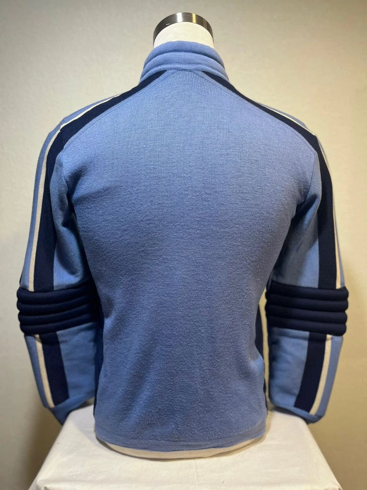 Suéter Camisa Meister Vintage Retro Lana Ski Apres Ski Media Cremallera Talla M Foto 3 de 4