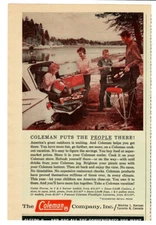 1962 Coleman Print Ad Family By Lakeside Camping Coolers Stoves Lanterns