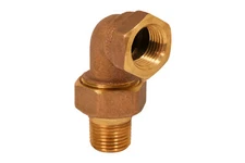 1/2"in-1-1/4"in 90 Degree Elbow Pipe Fitting Hydronic Heating FIP x Male Union