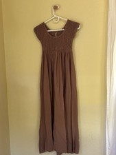 Free People Maxi Dress, XS, Mauve 