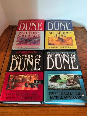 Dune 4 Book First Edition Lot Brian Herbert & Kevin J Anderson - Image 1 of 4