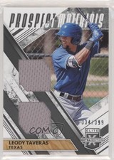 2019 Elite Extra Edition Dual Prospect Materials Black 334/399 Leody Taveras nd3