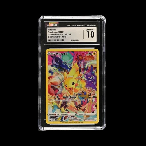 Pokemon Slab Pikachu 160 2023 CGC 10 Gem Mint