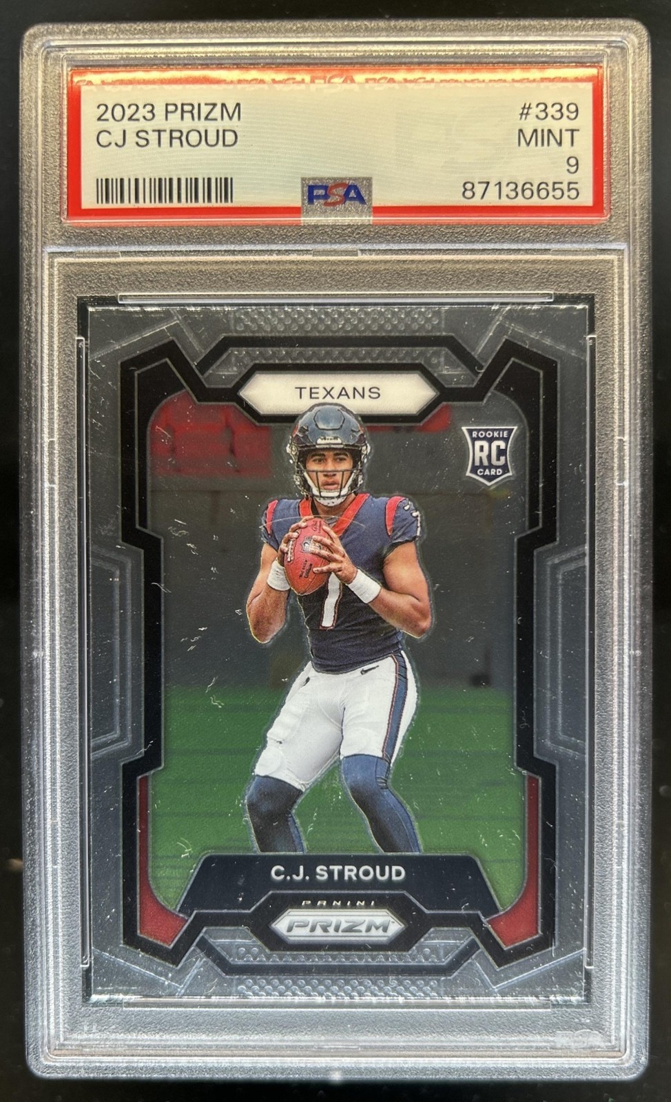 2023 Panini Prizm C.J. Stroud RC Rookie #339 Texans PSA 9