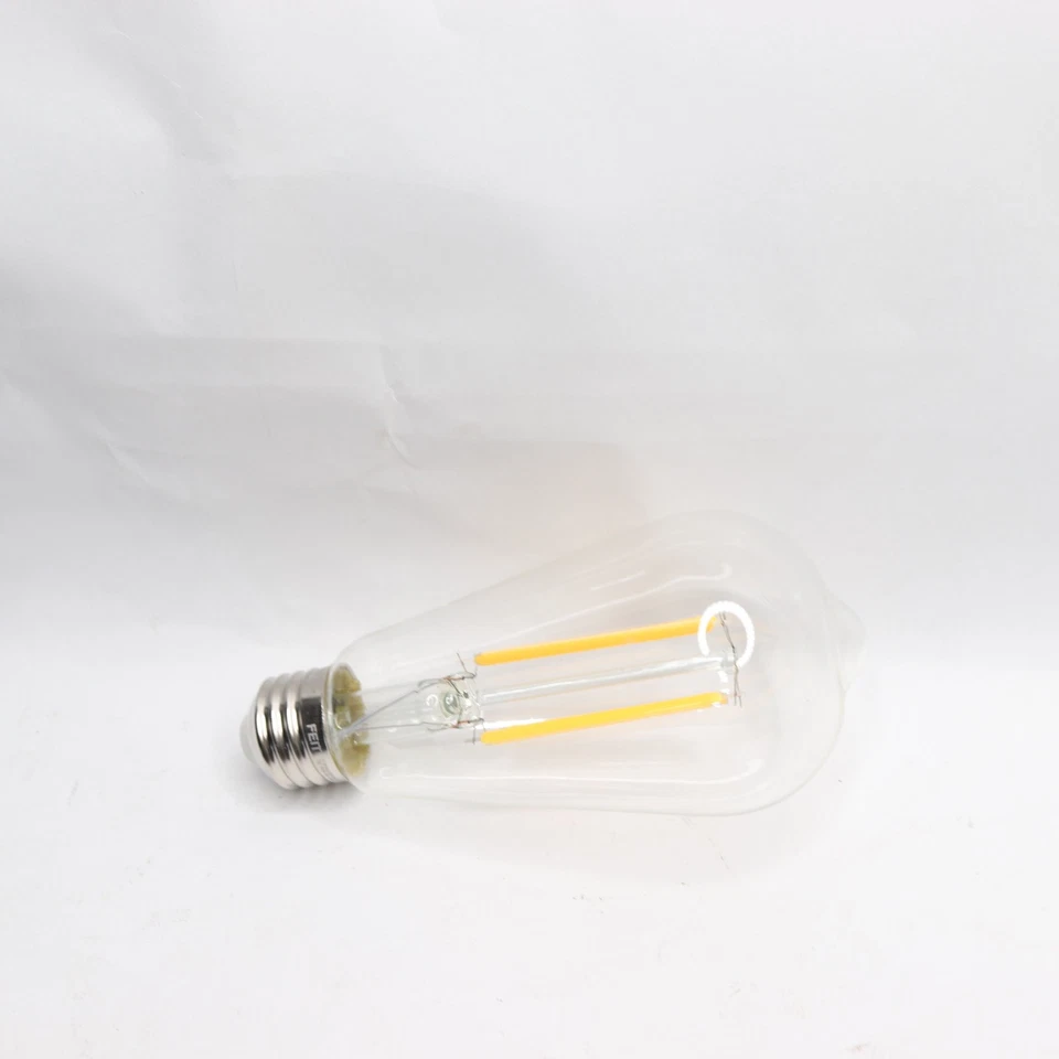 (3-Pk) Feit Electric Edison Style Antique Filament LED Light Bulb ST19 12W 120V - Image 4 of 4
