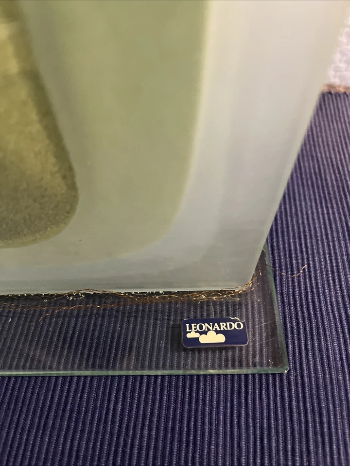 Vase Leonardo, aus Glas, moderne Form, 33 x 18 cm - Bild 4 von 4