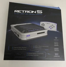 Hyperkin Retron 5 Launch Edition Gray Console With Controller, HDMI USB Cables