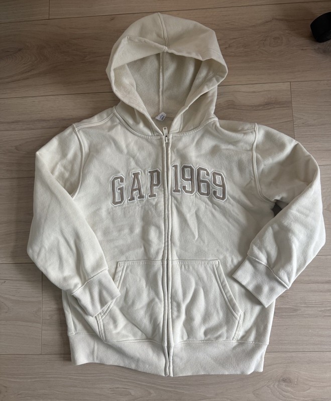 Youth Girls Gap Jacket Zipper Logo Size 10- 12 Worn 1x