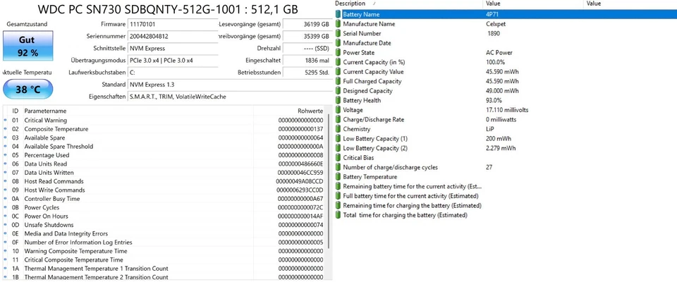 Lenovo ThinkPad X1 Yoga 4th Gen i7-8565U/16GB/512GB NVMe 14" UHD Touch LTE Win11 - Bild 3 von 3
