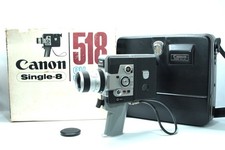  Almost Unused  Canon Single 8 518 SV Auto Zoom 8mm Film Movie Camera JAPAN