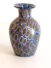 Beautiful Murano Art Glass Vase Made in Italy Millefiori Pattern