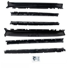 Schwarz glanz Alu 07-13 Trittbretter Set Schweller Einstieg für X5 E70 + ABE