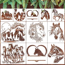 Animal Wood Burning Stencils for Painting 12  Horse Stencil Animal Stencils for